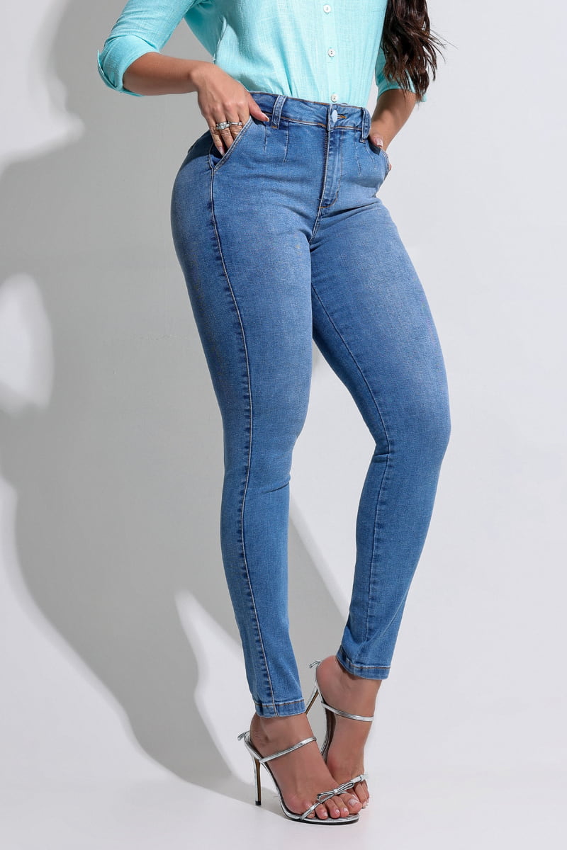 Calça Jeans Modeladora Alfaiataria Empina Bumbum JEB331