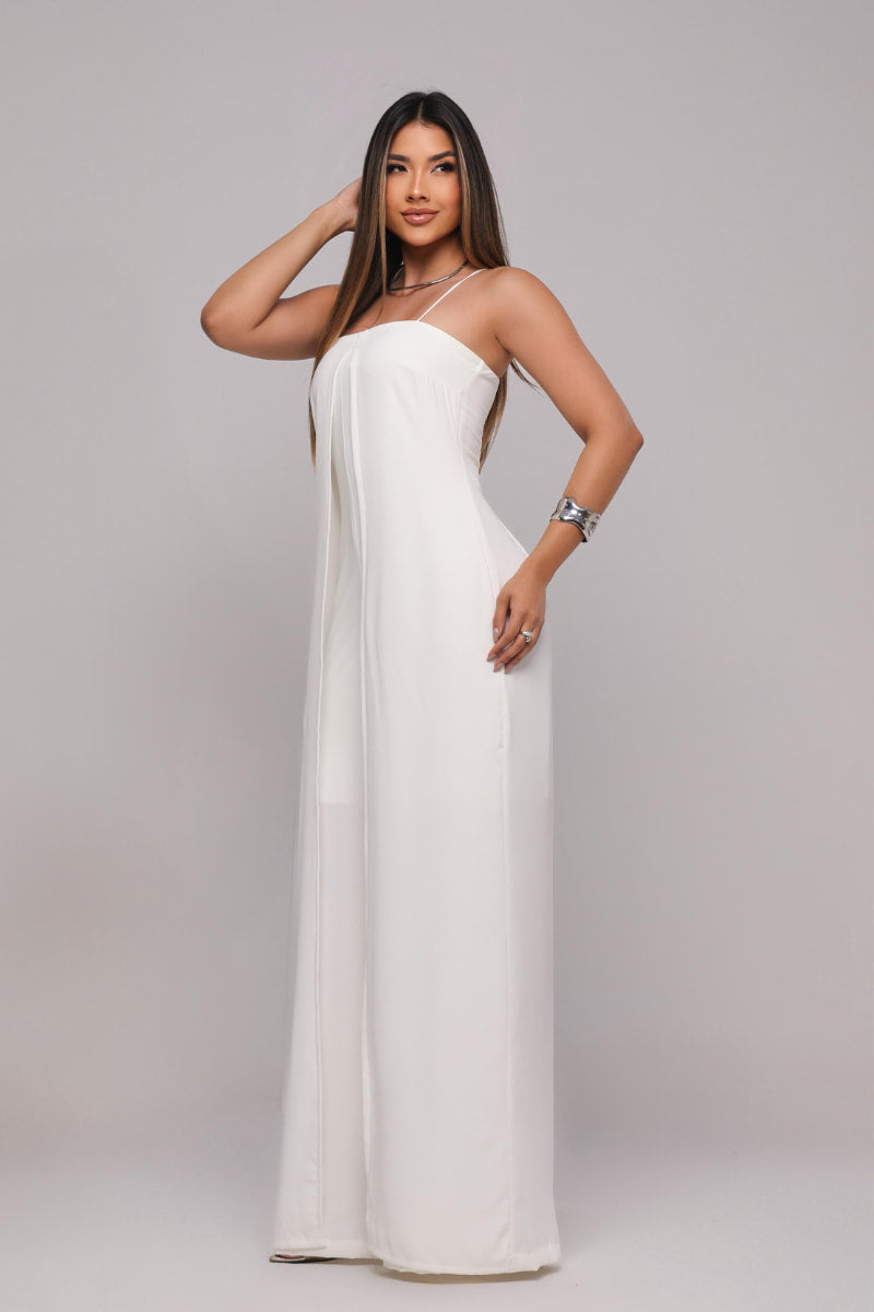 Macacão Alfaiataria Premium Branco JEB7540