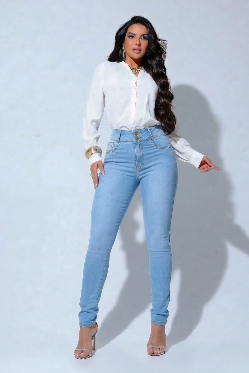 Calça Jeans Com Elastano Básica Edição Limitada JEB23