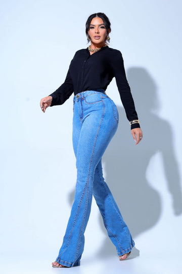 Calça Flare Modeladora Cintura Perfeita JEB130